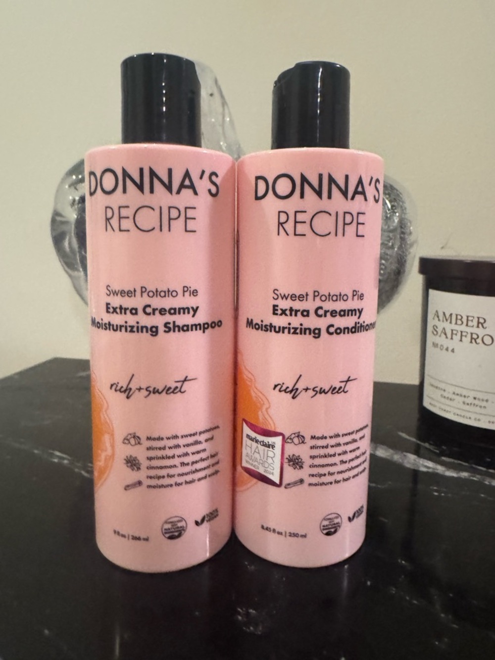 Donna’s Recipe Sweet Potato Pie Extra Creamy Shampoo & Conditioner Set